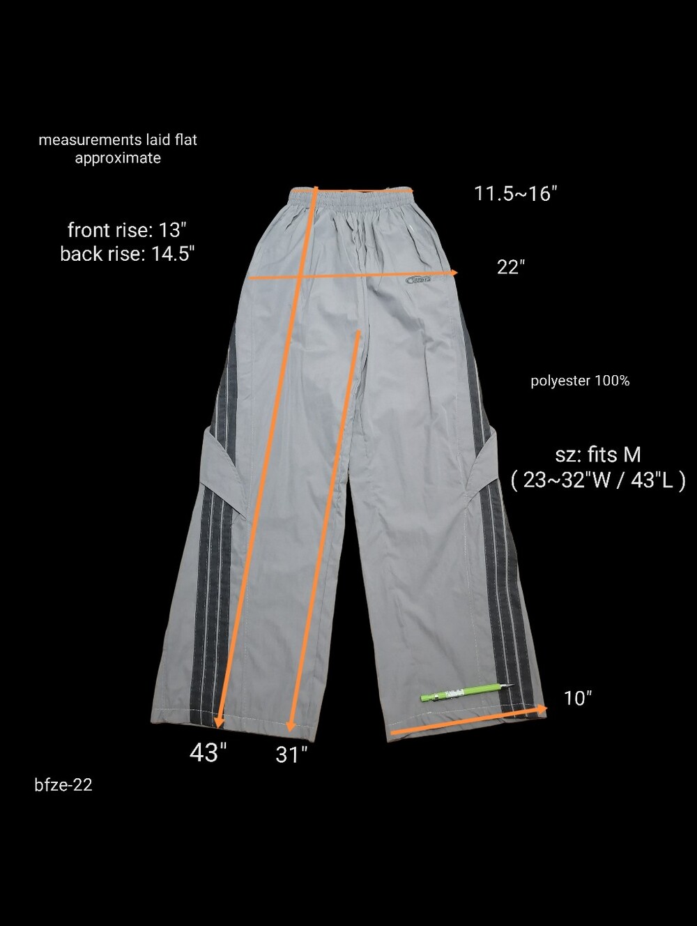 🐨🐨 Women's Gray Wide-Leg Track Pants